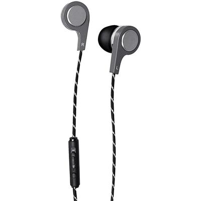 Maxell Bass 13 Metallic In-Ear Earbuds with Microphone in Silver