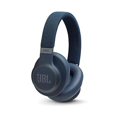 JBL Live 650 BT NC, Around-Ear Wireless Headphone with Noise Cancellation - Blue, One-Size - JBLLIVE