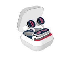 "Boston Red Sox Stripe Design Wireless Earbuds"