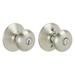 Schlage Lock Satin Nickel Plymouth Entry Knob F51VPLY619