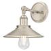 Westinghouse Lighting 6335700 Maggie One-Light Indoor Wall Fixture, Brushed Nickel Finish, 1 Sconce