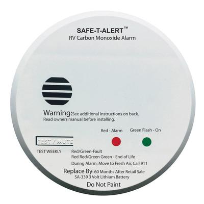 MTI Industries RV carbon Monoxide Alarm Battery Operated, White