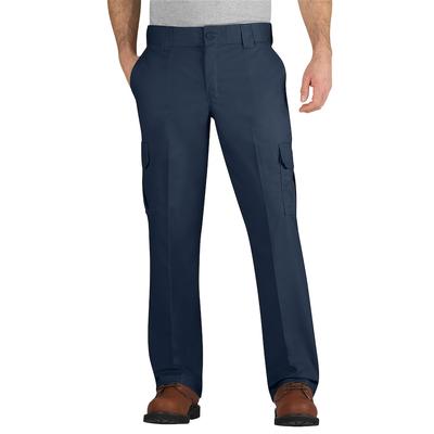 Men's Dickies Regular-Fit Flex Fabric Cargo Pants, Size: 44X32, Dark Blue