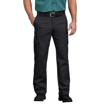 Dickies Black Men's Flex Regular Fit Straight Leg Cargo Pants