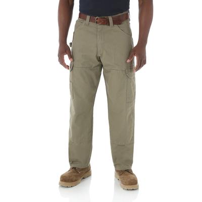 Men's Wrangler RIGGS Workwear Ranger Pants, Size: 40X34, Dark Beige