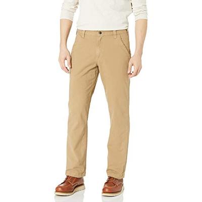 Carhartt Men's Rugged Flex Rigby Dungaree Pant, Dark Khaki, 40W X 34L