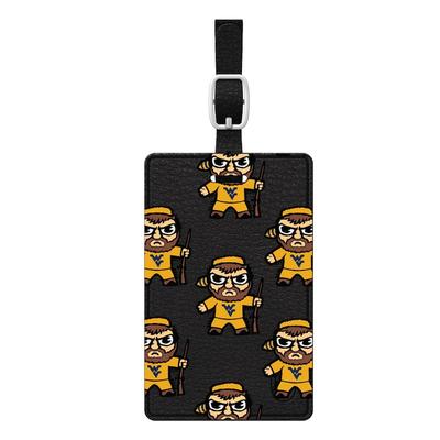 "West Virginia Mountaineers Black Mascot Tokyodachi Luggage Tag"