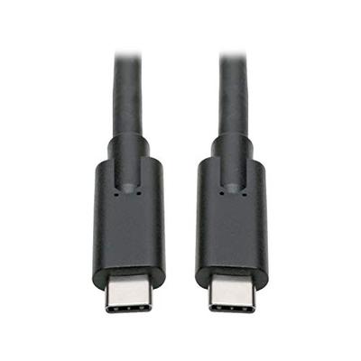 Tripp Lite USB C to USB C Cable (M/M), USB 3.1, PD Charging Cable 5A (100W), 5 Gbps, Thunderbolt 3 C