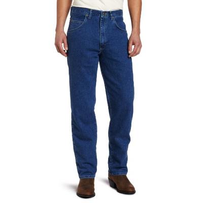 Wrangler Men's Extra Big Rugged Wear Stretch Jean,Stonewashed,60x28