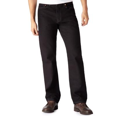 Levi's Men's Big & Tall 550 Relaxed Fit Jeans - Black - Waterless
