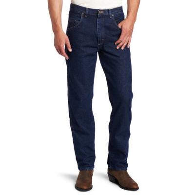 Wrangler Men's Big Rugged Wear Relaxed Fit Jean, Buckle Blue, 66x32