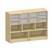 Jonti-Craft® 15 Compartment Cubby w/ Bins Wood in Brown | 35.5 H x 48 W x 15 D in | Wayfair 07260JC