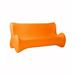 Vondom Pal Patio Sofa Plastic in Orange | 35.25 H x 70.75 W x 36.25 D in | Wayfair 51002-ORANGE