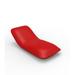 Vondom Pillow Sun Chaise Lounge Plastic in Red | 24.25 H x 35.5 W x 76.75 D in | Outdoor Furniture | Wayfair 55013-RED