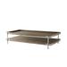 Theodore Alexander TA Studio Tray Top Casseopia Coffee Table Wood/Metal in Gray | 16 H x 67 W x 34.25 D in | Wayfair TAS51007.C079