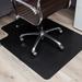 Mind Reader Hard Floor Straight Standard Lip Chair Mat in Black | 36 W x 48 D in | Wayfair OFFCMAT-BLK