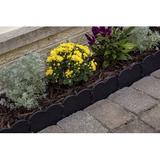 Valley View 6" H X 6" W Interlocking Edging Vinyl in Black | 6 H x 6 W x 7 D in | Wayfair VPI-10