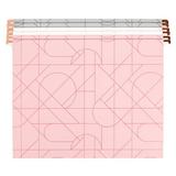 U Brands Hanging File Folders Paper & Cardstock in Gray/Pink/White | 11 H x 8.5 W x 8 D in | Wayfair 4153U01-12