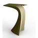 Vondom Wing Plastic Bar Outdoor Table Plastic in Brown | 39.25 H x 29.75 W x 19.75 D in | Wayfair 53032-KHAKI