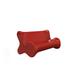 Vondom Pal Patio Sofa Plastic in Red/Brown | 35.25 H x 70.75 W x 36.25 D in | Wayfair 51002-RED