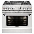 Capital Precision Series 36" 4.9 cu. ft. Freestanding Gas w/ Grill in Gray | 36 H x 35.88 W x 28.5 D in | Wayfair MCR364BL