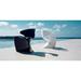 Vondom Wing Patio Dining Chair Plastic/Resin in Gray | 29.25 H x 23.25 W x 22.5 D in | Wayfair 53034-STEEL