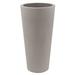 Vondom Cono High Resin Cone Pot Planter Resin/Plastic in Brown | 10.25 H x 11.75 W x 11.75 D in | Wayfair 40630-TAUPE