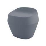 Vondom Noma Plastic Decorative Stool Plastic in Gray/Blue | 21.25 H x 20.5 W x 23.25 D in | Wayfair 45059A-STEEL