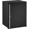 U-Line 5.3 cu. ft. Freestanding Mini Fridge Stainless Steel in Black/Gray | 32 H x 24 W x 23.25 D in | Wayfair U-ADA24RB-13B