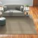 Gray/Green 96 x 0.5 in Area Rug - Andover Mills™ Jeremy Chevron Handmade Flatweave Charcoal/Green Area Rug Jute & Sisal | 96 W x 0.5 D in | Wayfair