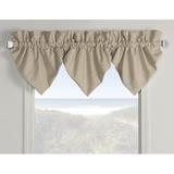 Red Barrel Studio® Bisou Ascot 27" Window Valance Cotton Blend in White | 21 H x 27 W x 0.1 D in | Wayfair 953176E632AB4E6983627079B3A2E889