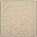 Brown/White 94 x 0.25 in Area Rug - Winston Porter Herefordshire Floral Natural/Brown Indoor/Outdoor Area Rug | 94 W x 0.25 D in | Wayfair