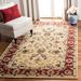 Red/Yellow 27 x 0.63 in Area Rug - Fleur De Lis Living Alger Oriental Handmade Tufted Wool Gold/Red Area Rug Wool | 27 W x 0.63 D in | Wayfair