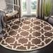 Brown/White 72 x 0.63 in Area Rug - Highland Dunes Igna Geometric Handmade Tufted Wool Dark Brown/Ivory Area Rug Wool | 72 W x 0.63 D in | Wayfair