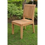 Rosecliff Heights Dousman Folding Teak Patio Dining Chair Wood in Brown | 35 H x 17.25 W x 23 D in | Wayfair 5D61192C6FBB40FAAB2CFDEBD6ED535F