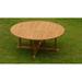 Rosecliff Heights Masuda 7 Piece Teak Outdoor Dining Set Wood/Teak in Brown/White | 31 H x 72 W x 72 D in | Wayfair