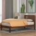 Red Barrel Studio® Luton Solid Wood Bed Wood in Brown | 36.25 H x 42 W x 78 D in | Wayfair D5A774E79EE94FF1A1A4C08E6B287B6E