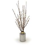 Everly Quinn 32" Artificial Flowering Plant in Pot Glass/Plastic | 42 H x 14 W x 14 D in | Wayfair BDEA54468DF343D0BDC4F3C595982DE9