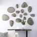 Phillips Collection River Stone Wall Décor, Solid Wood in Gray | 10 H x 15 W x 3 D in | Wayfair TH96032