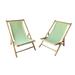 Rosecliff Heights Hyland Folding Beach Chair Solid Wood in Green | 33.1 H x 24.4 W x 37 D in | Wayfair 57C92697A68043CD93B4E178044C0F80