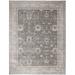 Brown/Gray 96 x 0.14 in Indoor Area Rug - Ophelia & Co. Albany Oriental Gray/Beige Area Rug Polyester/Viscose/Cotton | 96 W x 0.14 D in | Wayfair