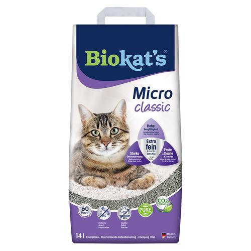 2 x 14 l Micro Biokat's Katzenstreu