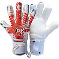 GK Saver football goalkeeper gloves Protech 401 Union contact pro negative cut professional goalie gloves size 6 to 11 removable finger save gloves (YES FINGERSAVE NO PERSONALIZATION, SIZE 7)