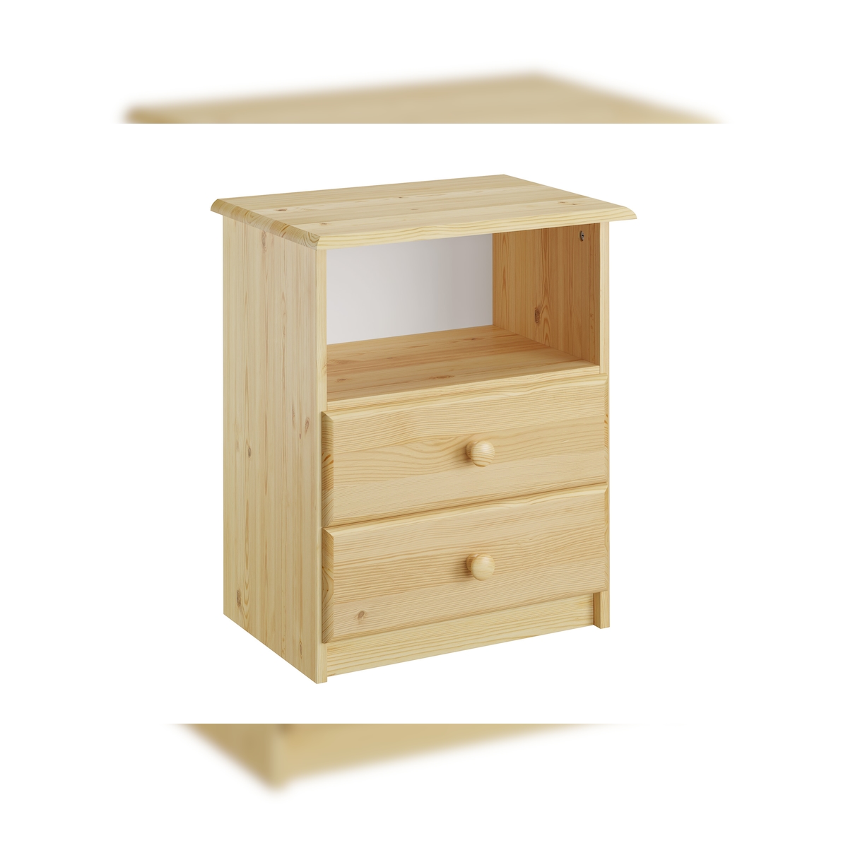 Erst-Holz 90.20-K3 Nachttisch für höhere Betten/Seniorenbetten Image