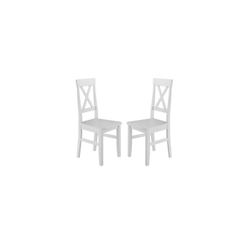 Küchenstuhl Doppelpack Massivholzstuhl Esszimmerstuhl Kiefer 2x Stühle 90.71-23-DW
