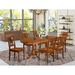 Lark Manor™ Ruhlman Butterfly Leaf Rubberwood Solid Wood Dining Set Wood in Brown | Wayfair E482BE1FE94D4A05BE5751747C6124A3