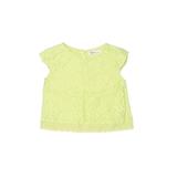 Beebay Short Sleeve Blouse: Green Tops - Kids Girl's Size 4