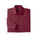 Men's Big & Tall KS Signature Wrinkle-Free Long-Sleeve Dress Shirt by KS Signature in Rich Burgundy (Size 24 35/6)