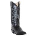 Wide Width Men's Dan Post 13" Cowboy Heel Boots by Dan Post in Black (Size 11 1/2 W)