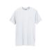 Men's Big & Tall Shrink-Less™ Lightweight Longer-Length Crewneck Pocket T-Shirt by KingSize in White (Size 6XL)